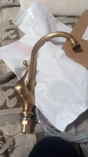 Grifo de cocina giratorio de latón antiguo, para lavabo, mezclador, grúa, YT-6034, Envío Gratis