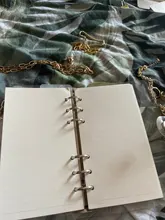 Cuaderno transparente de hojas sueltas de varios tamaños, carpeta de notas, diario, cubierta de núcleo interno, suministros de papelería de oficina, tamaño A7, A6 y A5