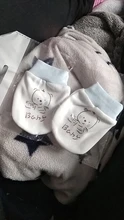 Guantes de seguridad con estampado de dibujos animados para Recién Nacido manopla facial para bebé, protección para recién nacido, para las cuatro estaciones