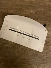 Regla de posicionamiento de arco para Mapeo de cejas, herramienta de medición de maquillaje, revestimientos de teñido de hilo, seguro, Microblading semipermanente