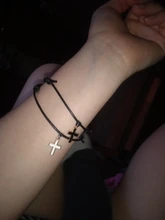 2 unidades/lote de pulseras cruzadas para parejas, brazalete con abalorios de Color blanco y negro, regalo para amantes de los amigos, joyería hecha a mano