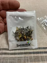 Lote de conectores de cadena de bolas Calotte de 4x7mm, componentes de conectores para joyería DIY, 100 unids/lote