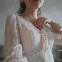 Dress Women Long-Sleeve Vintage Fairy Party-Midi French Elegant Designer Autumn Chiffon