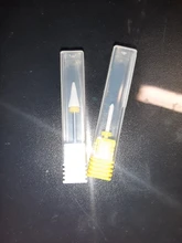 Broca de cerámica para uñas, fresa de punta de bola, taladro eléctrico para manicura, aparato de pedicura, accesorios para quitar el Gel de rebaba