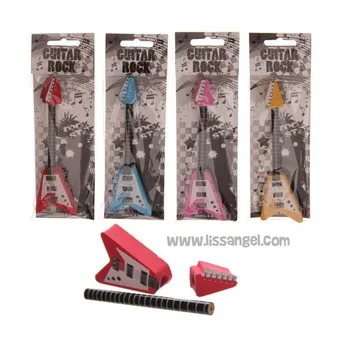 

Guitar Rock Pencil and Erasers Pack