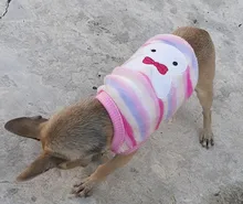 Cat Coats Jacket Dog-Costumes-Clothes Pet-Supplies Small Dogs Fleece Cartoon Autumn/winter