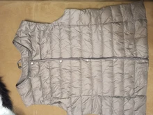Vest Jacket Coat Fitaylor Duck-Down Ultra-Light Women Sleeveless 90-% Thin O-Collar