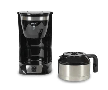 

COFFEE DRIP-1L-10 CUPS WITH JUG THERMO INOX-800W