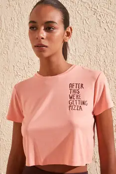 

Trendyol Crop Sport T-Shirt TWOSS20TS0288