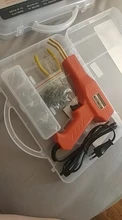 Soldador de plástico, herramientas de garaje, grapadora caliente práctica, máquina de reparación de plástico PVC, reparación de parachoques de coche
