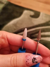 1 Uds cerámica de carburo de tungsteno de broca para rebaba Bits cono de fresado para manicura máquina de taladro eléctrico poco Máquina Herramienta de uñas