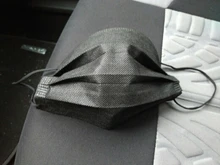 10-200 Uds desechable médico boca máscara Anti polvo máscara negra 3 capas no tejida respirar Facial máscara de filtro máscara quirúrgica