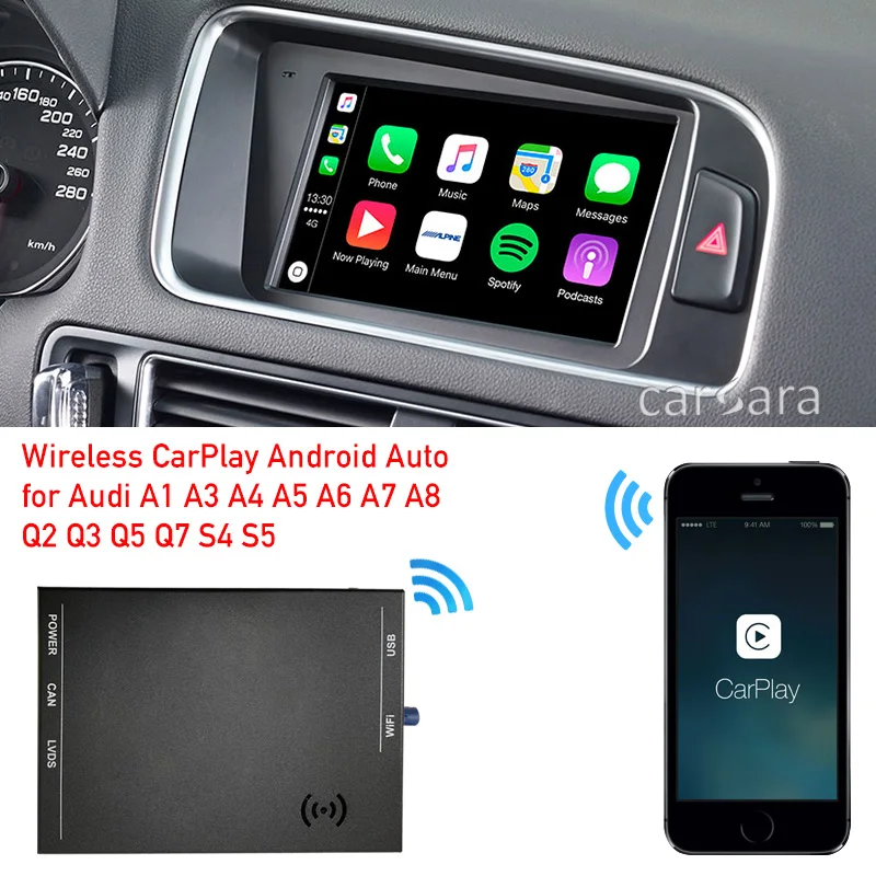 CarPlay Android Auto MirrorLink Integration adapter for SQ5 Q5 car OEM