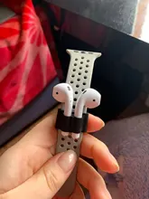 Soporte de silicona para Apple AirPods, funda antipérdida para Apple Watch series 3 2 1, Iwatch 4 5 6 SE