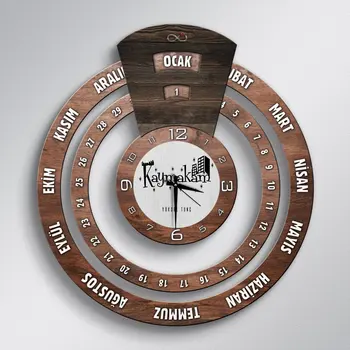 

Personalized Professional Prefect Infinite Mayan Calendar Wooden Wall Clock-2