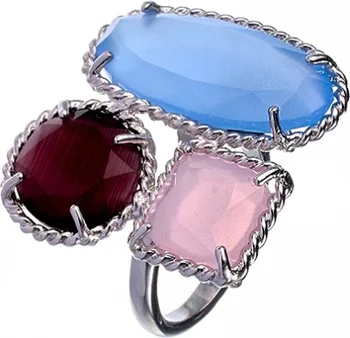 

Jay VI ring with glass of silver