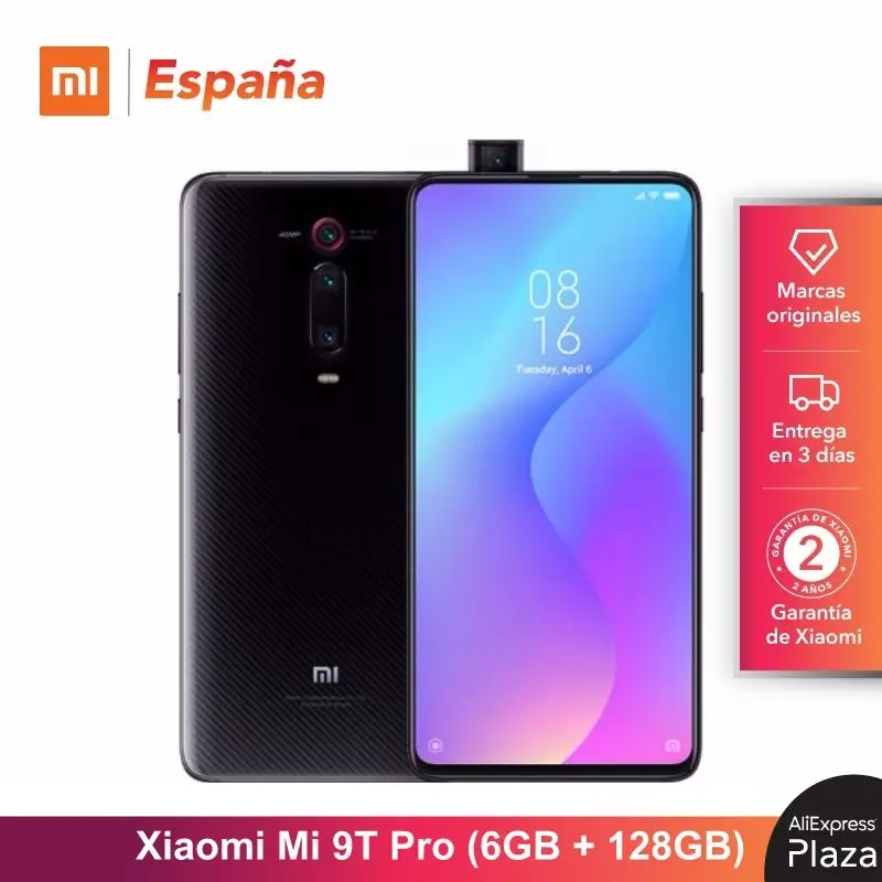  [Global Version for Spain] Xiaomi Mi 9T Pro (Memoria interna de 128GB RAM de 6GB Triple cámara tras