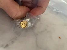 Anillo de plata de primera ley con forma de cara sonriente para mujer, sortija, plata esterlina, estilo tibetano, Vintage, gótico, dorado, gran oferta