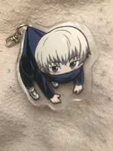 Llavero acrílico transparente de doble cara de dibujos animados, jujutsu, kaisen