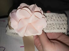 Diadema Floral con perlas y flores para bebé, bandana de nailon para recién nacido, accesorios para el cabello de princesa