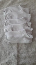 Calcetines blancos de algodón para niños y niñas, calcetín liso de verano, de 1 a 12 años, 5 par/lote, Calcetines de corte bajo primavera