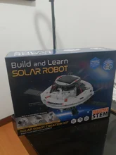 Juguetes de robot Solar, 6 en 1 STEM Juguetes Educativos de construcción de espacio Solar, Kit de bricolaje de robot Solar de ciencia para niños de edad