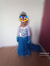 Elsa Dresses For Girls Princess Party Elsa Costume Snow Queen 2 Cosplay Elza Vestidos