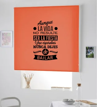 

Blind Iroa roll with phrase/Don't let dancing! ROLLER BLINDS TRANSLUCENT! (ORANGE 100X175)