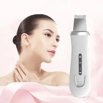 

Ultrasonic Face Cleaning Pen Skin Scrubber Facial Cleaner Skin Peeling Blackhead Removal Electric Pore Cleaner Exfoliating 2020