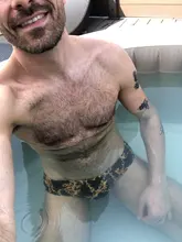 Bañador con almohadilla de realce para hombre, traje de baño estampado, calzoncillos de cintura baja, bañadores de secado rápido, ropa de playa