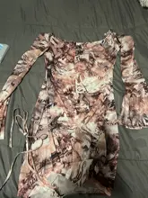 Adogirl-vestido estampado de serpiente de manga larga para mujer, vestido de noche para fiesta, Sexy, transparente, con cordón, ajustado