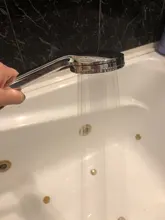 Nozzle Shower-Head Bathroom-Accessories Rainfall Pressurized Water-Saving Chrome ABS