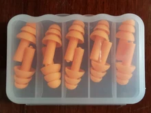 5 pares suaves Anti-ruido tapón de oído impermeable natación de silicona tapones para los oídos para adultos niños nadadores buceo 2020 nuevo