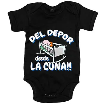 

Baby bodysuit Depor from the cradle Coruña football