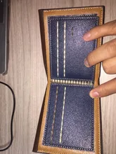 Cartera de cuero sintético para hombre, cartera masculina de cuero sintético de marca de lujo, Estilo Vintage, monedero, tarjetero, portatarjetas