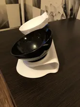 Cat-Bowls Feeders Raised-Stand Dogs Cats Double Non-Slip with Pet-Food 