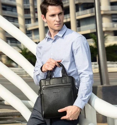 Мужской ремень с винтажной пряжкой Bison Denim N71223