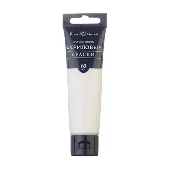 

Acrylic paint brunovisconti, 60 ml. White.