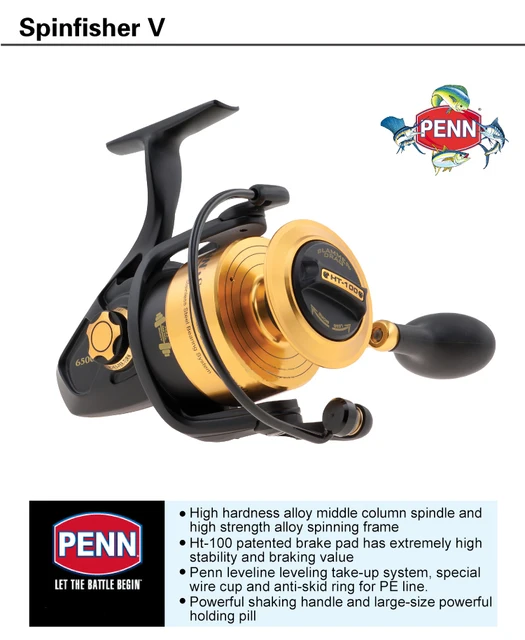 penn BATTLE III BTL III 6000HS 8000 full metal spinning fishing