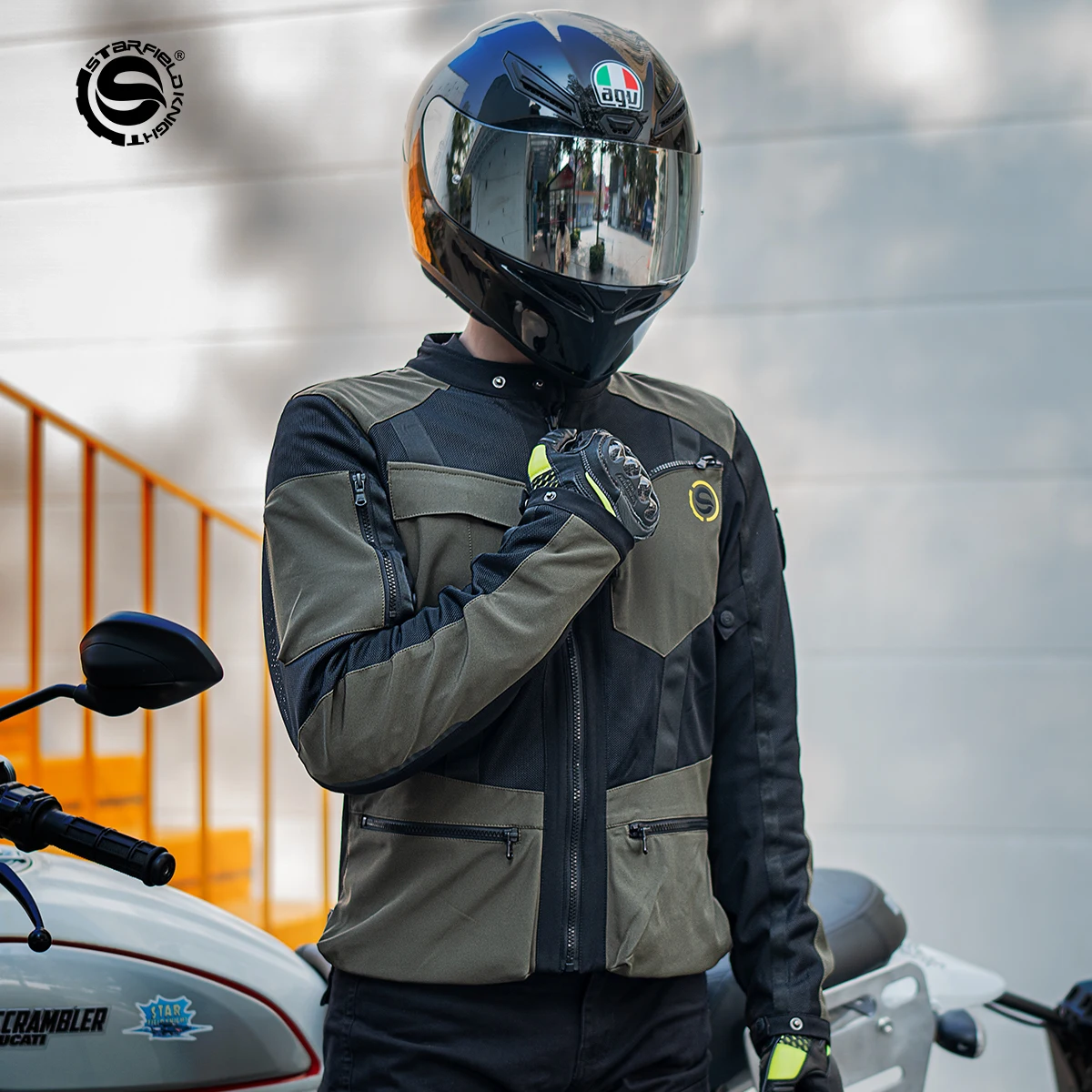 SFK-Veste de Moto pour Homme et Femme, Armure de Protection CE Imbibée,  Doublure de Poignées Amovibles, Coton Chaud d'Hiver, Accessoires de Course  de Motocross - AliExpress