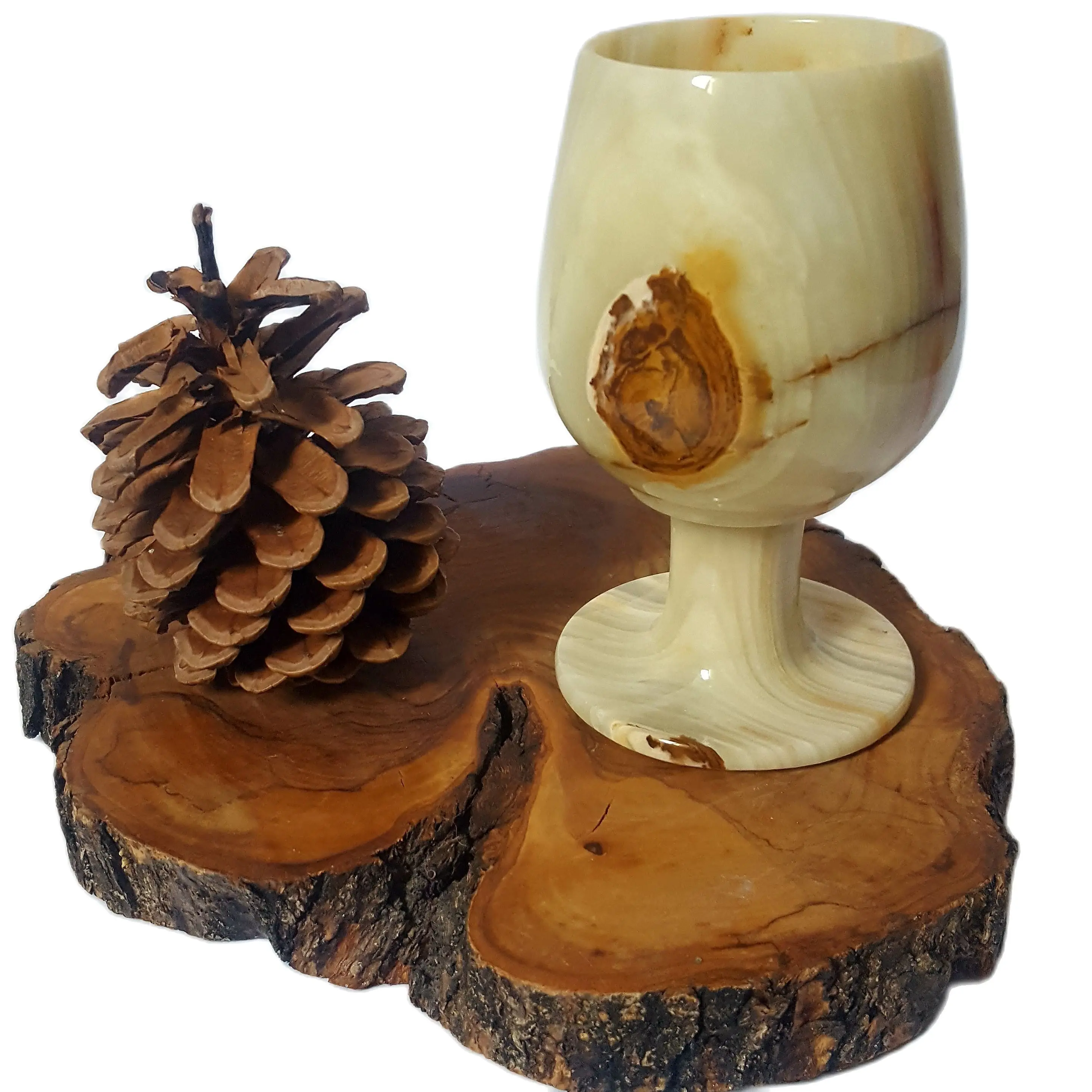 

100% Natural ONYX Stone Mug goblet cup wine coffee handmade durable marble ceramic bar accessories wishky glass decorative