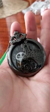 Reloj de bolsillo de plata/Negro/bronce para Navidad, película de Jack skeleton, Tim
