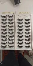 Makeup-Kit Eyelash-Extension Mink-Lashes Natural 10-Pairs Cilios 100%Real 3D Soft NEW