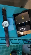 LIGE-Reloj ejecutivo de lujo para hombres, cronógrafo de cuarzo, con correa de cuero e indicador de fecha, estilo casual, a la moda, marca superior, con caja