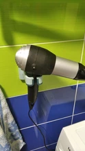 Wall-mounted Hair Dryer Holder Bathroom Hairdryer Hook Home ABS Storage Shelf