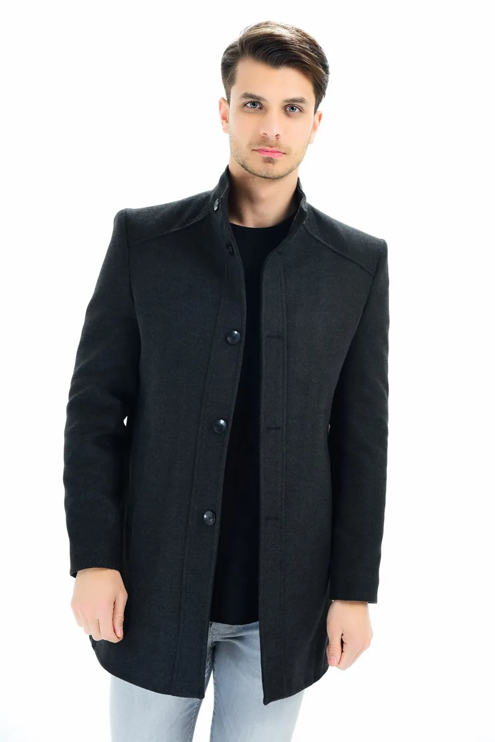 PLT8370 DEWBERRY OVERCOAT-ANTHRACITE