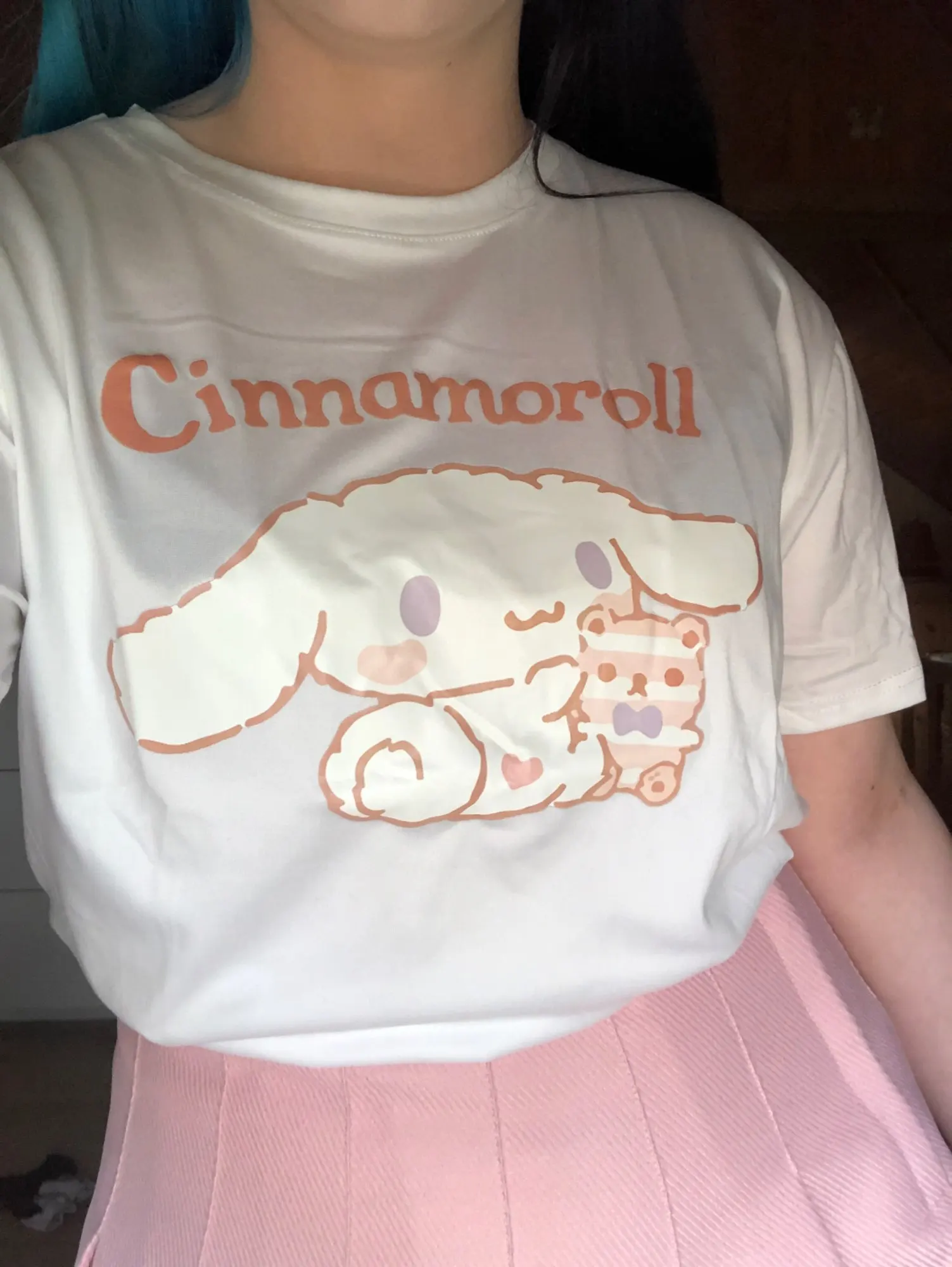 Cute Loose Cinnamoroll T-Shirt - Kuru Store