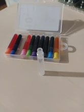 Paquete de caja de 10 unidades, pluma estilográfica de color, bomba Convertidora de recarga de tinta, cartuchos recarga para pluma de 3,4mm