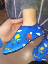 Zapatos de playa para niños y bebés antideslizantes, zapatilla de suela suave, de natación y esnórquel, para casa