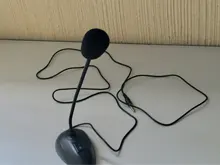 Mini micrófono de voz de estudio, soporte Flexible, 3,5mm, enchufe de cuello de cisne, con cable, para ordenador, PC, escritorio, Notebook #21230